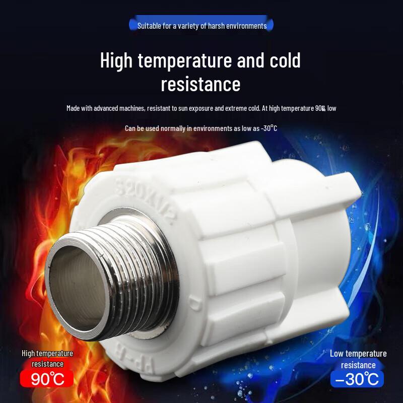 PPR Water Pipe Straight Male Thread Connector