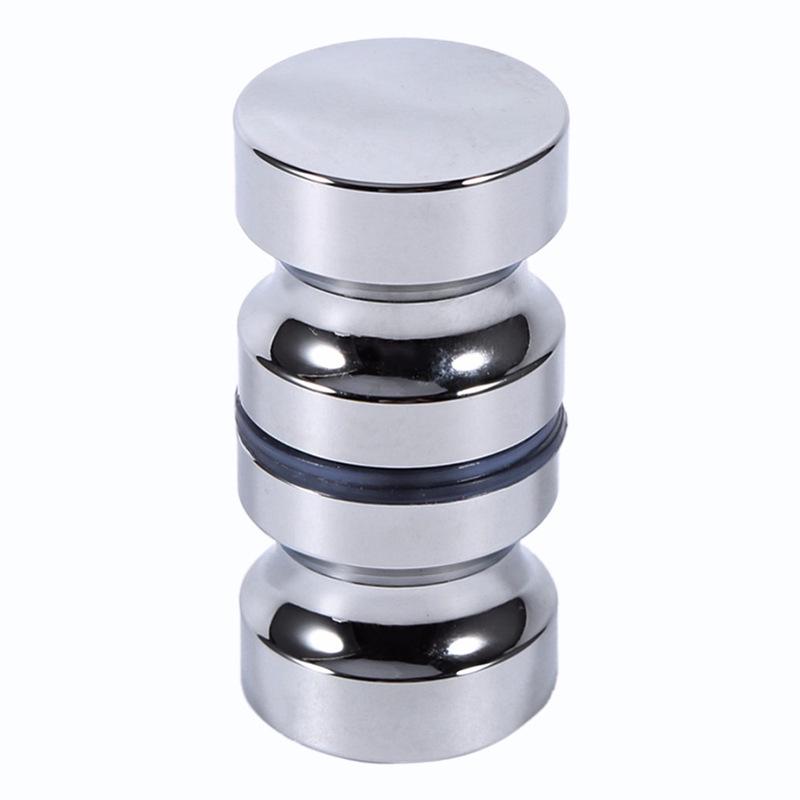 Aluminum Alloy Single Hole Glass Door Handle for Shower Room