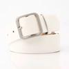 Square Retro Stylish Buckle Pu Leather Womens Belt In Multiple Fashionable Colors
