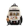 Large Cartoon Capybara Capacity  Backpack  Animal Print Girl Student Schoolbag