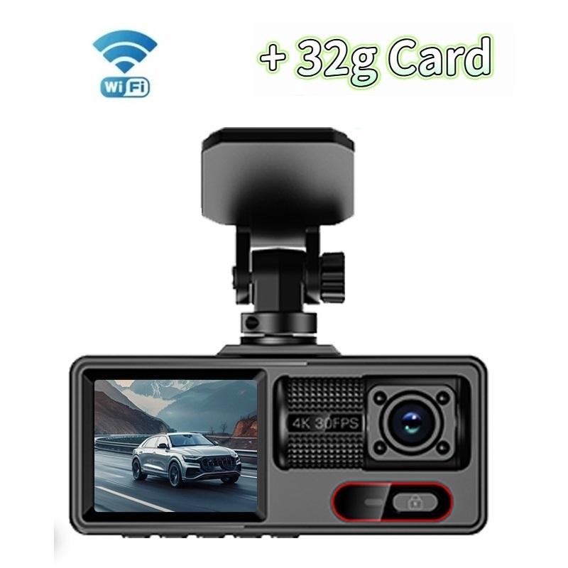 3kanálové nahrávání se současným zobrazením tří objektivů, HD palubní kamera s WiFi a připojením k chytrému telefonu.