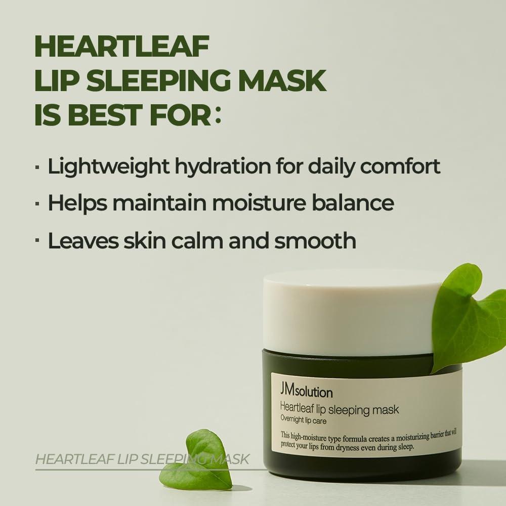 JMsolution Heartleaf Lip Sleeping Mask Overnight Intense Hydration 20g