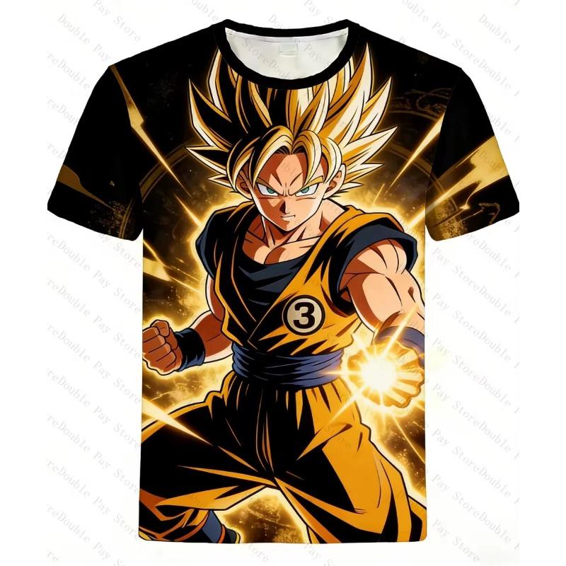 Dragon Ball Super Goku Vegeta Broly Gohan 3D Print T-Shirt Men Women Kids Anime Fans Casual Streetwear Graphic Tops Tees Summer