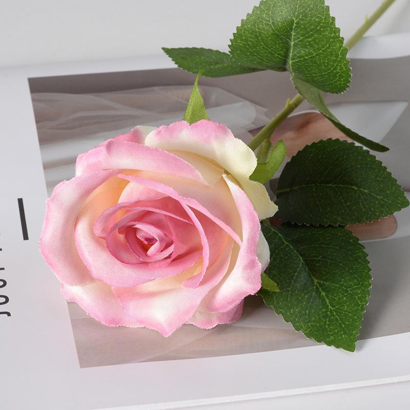 Artificial Silk Rose Bouquet for Wedding and Home Decoration