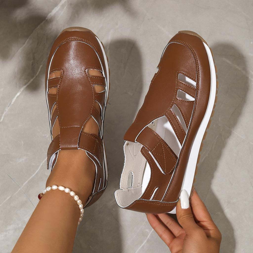 Large size sports sandals 22 temperament beautiful trendy hollow breathable outer wear sports sandals