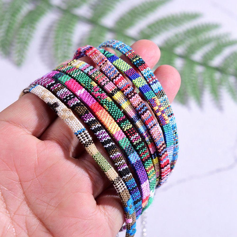 Adjustable Bohemian Hand-knitte Woven Anklet Fashion Jewelry Beach Colorful Rope Adjustable Bohemian Hand-knitte Woven Anklet Fashion Jewelry Beach Colorful Rope