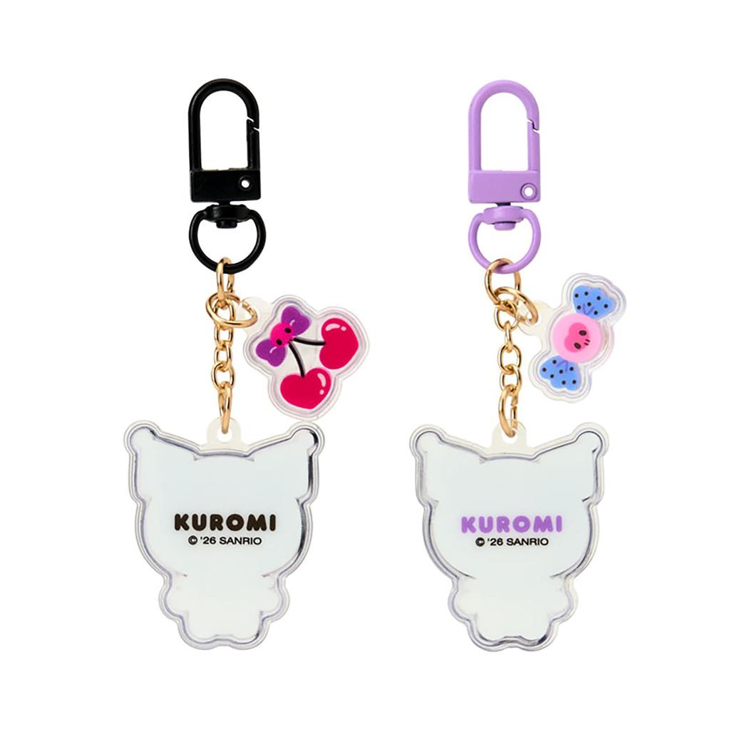 Sanrio Keychain Set of 2 Smiling Kuromi 645711 (Matching Faces)