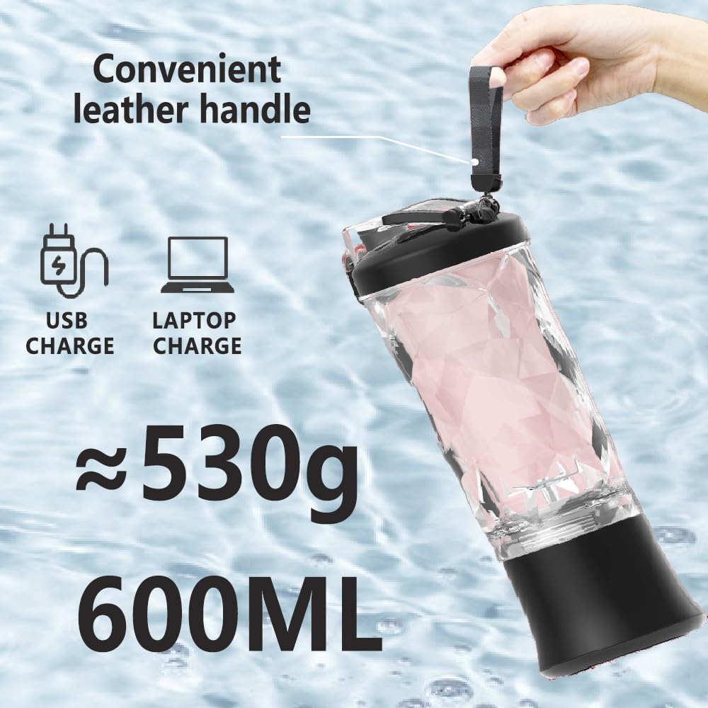Xiaomi Xiaomi Portable Blender with 20oz Cup, USB-C Rechargeable, Self-cleaning, Cordless for Smoothies, Gym, Office.