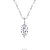 S925 Sterling Silver Moissanite Cross Pendant Clavicle Necklace for Women Luxury Sparkling Fine Jewelry Gift