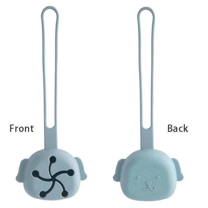 Silicone Nipple Storage Bag For Newborns Food Grade Personalized Kids Pacifier Holder Portable Bear Shape Nipple Case Attachment