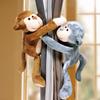 Attraction Magnetic Monkey Curtain Tieback For Bedroom Living Room Window Decor
