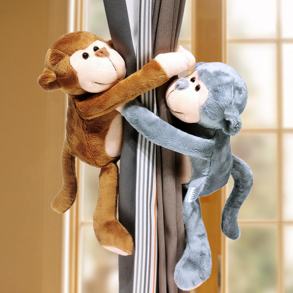 Attraction Magnetic Monkey Curtain Tieback For Bedroom Living Room Window Decor