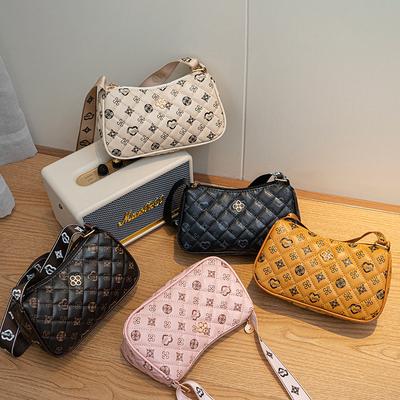 High-end Printed Armpit Bag Women's Bag Fashionable Versatile Shoulder Bag Women