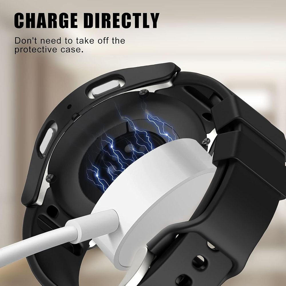 Θήκη για Galaxy Watch 7 40mm 44mm, Σκληρή Προστατευτική Προφυλακτήρας PC Συμβατή με Αξεσουάρ Samsung Galaxy Watch 7 40mm 44mm.