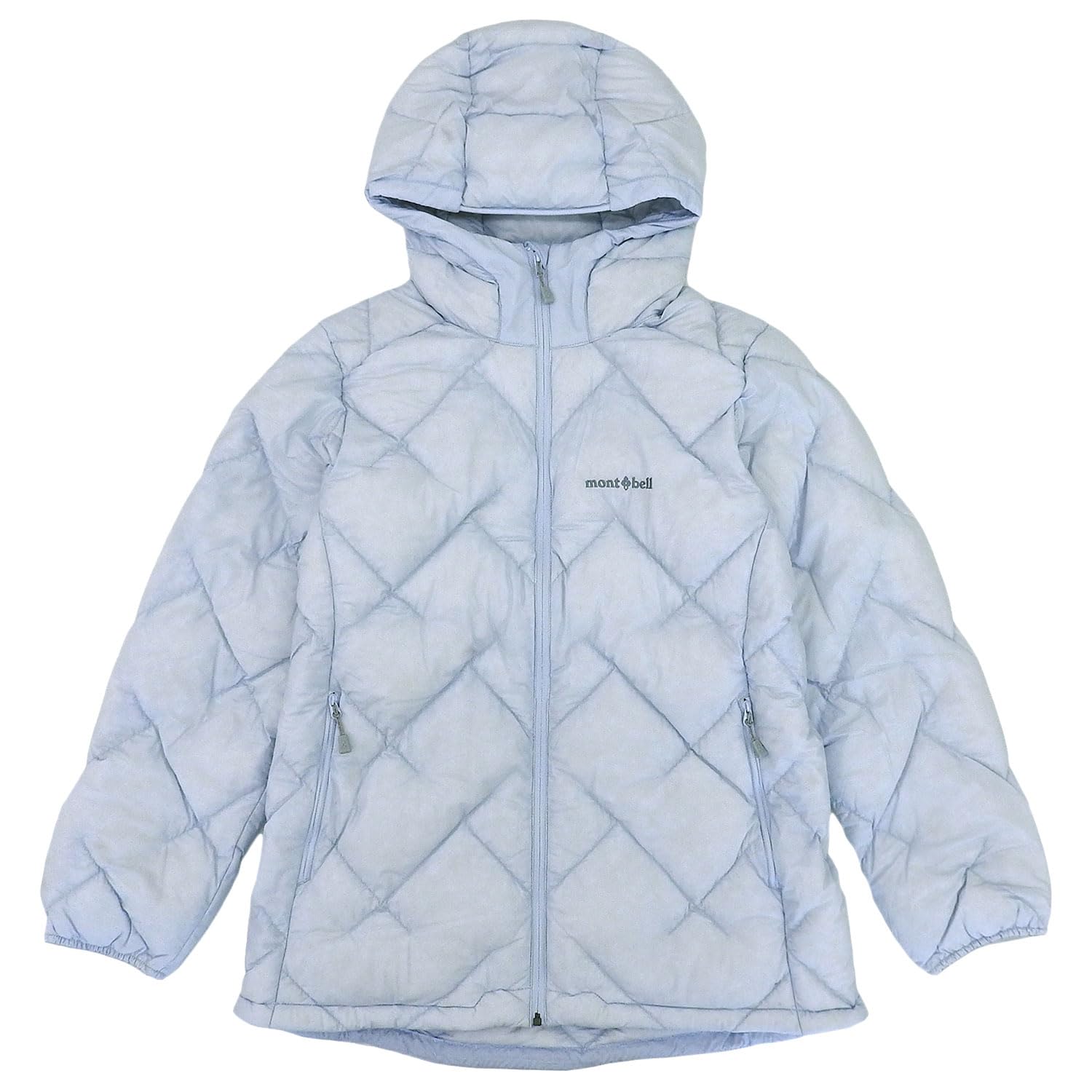 

montbell neige down parka women s outerwear cold weather hiking 1101674 light blue /m світло-синій колір