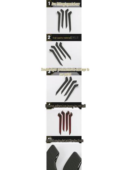 2020 RAV4 Interior Door Trim Bright Strip & Patch - Car Accessory