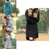 Cozy Womens Winter Long Sleeve Tunic Tops Pullover Hoodie Dress In Six Colors