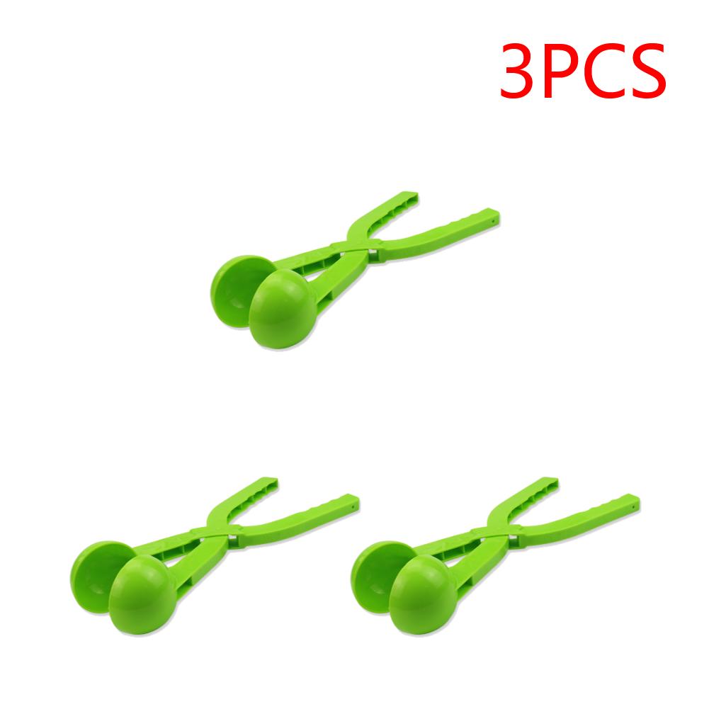 Creative Snowball Clip 3D Round Shaped Snow Snow Clip Toys Kids Sandy Beach Game Playing Tool Interactive Toys