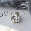 Vintage Ethnic Elephant Ring Adjustable Open Band Copper Plated Women Men Boho Statement Jewelry