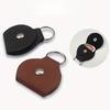 PU Leather Guitar Pick Storage Bag with 3 Random Picks Portable Pick Holder Organizer Pouch for Guitarists Bassists Brown JXB