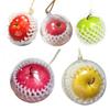 Christmas Fruit Pendant Red Fruit Car Rear View Mirror Charm Fruit Shaped Hanging Ornaments for Xmas Tree Auto Accessory