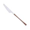 430 Stainless Steel Knife and Fork Spoon Small Waist Wooden Handle Western Tableware Set Portuguese Tableware Steak Knife and Fork