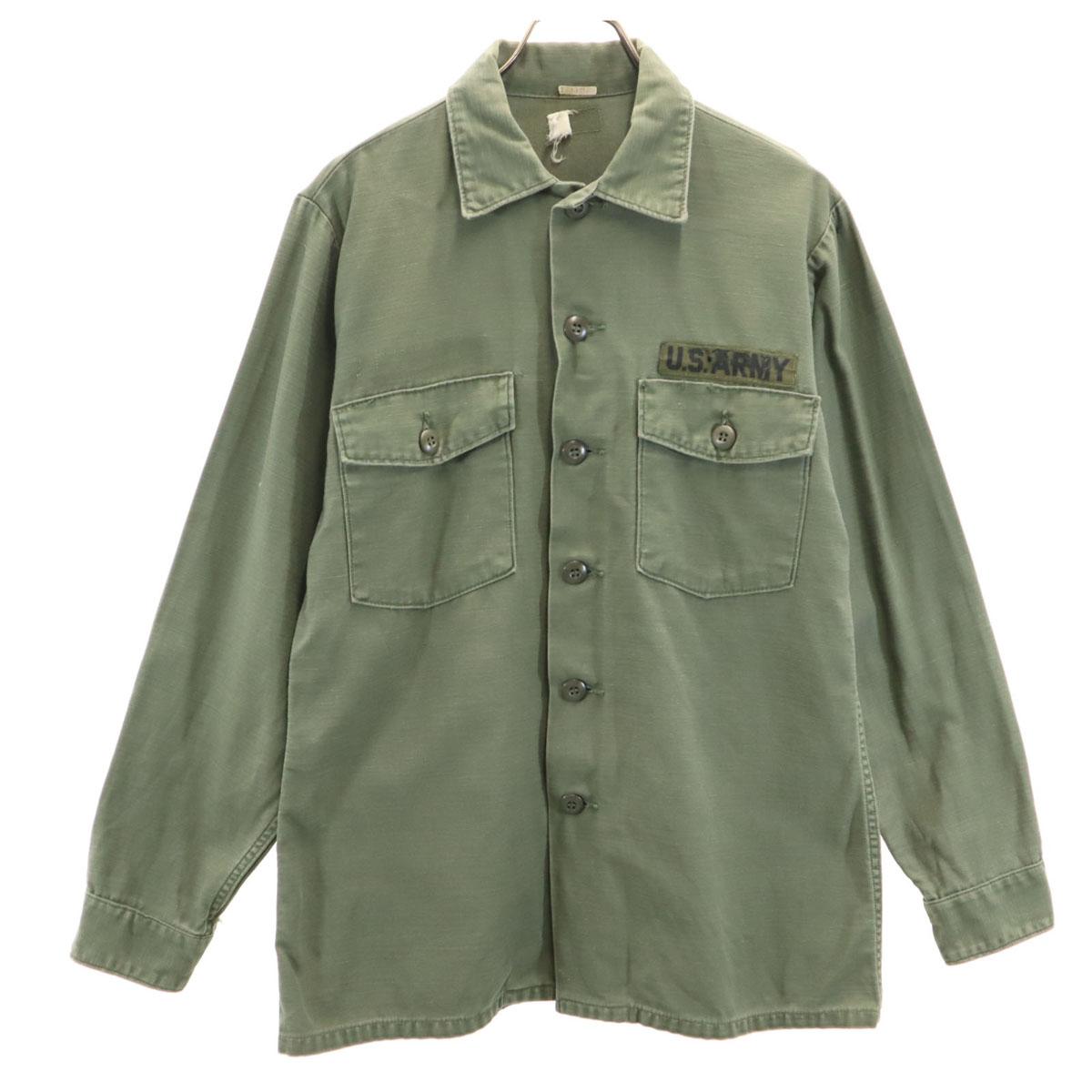 

US.ARMY 60s 70s Vintage Utility Military jacket khaki Men s Used