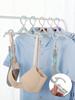 4Pcs Foldable Multifunctional Travel Hanger, Detachable, Can Be Used To Hold Small Items Such As Socks, Underwear, Towels, Etc