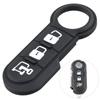 3 Buttons Car Key Remote Control Folding Housing Replacement Key Shell Case Fit for Fiat 500 Panda Punto Bravo