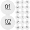 50Pcs Number Lottery Balls Activity Lottery Balls Entertainment Raffle Drawing Balls Party Game Balls