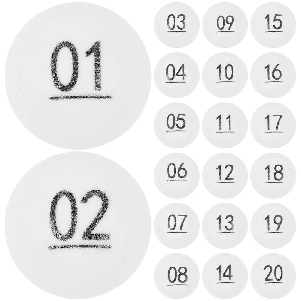 50Pcs Number Lottery Balls Activity Lottery Balls Entertainment Raffle Drawing Balls Party Game Balls