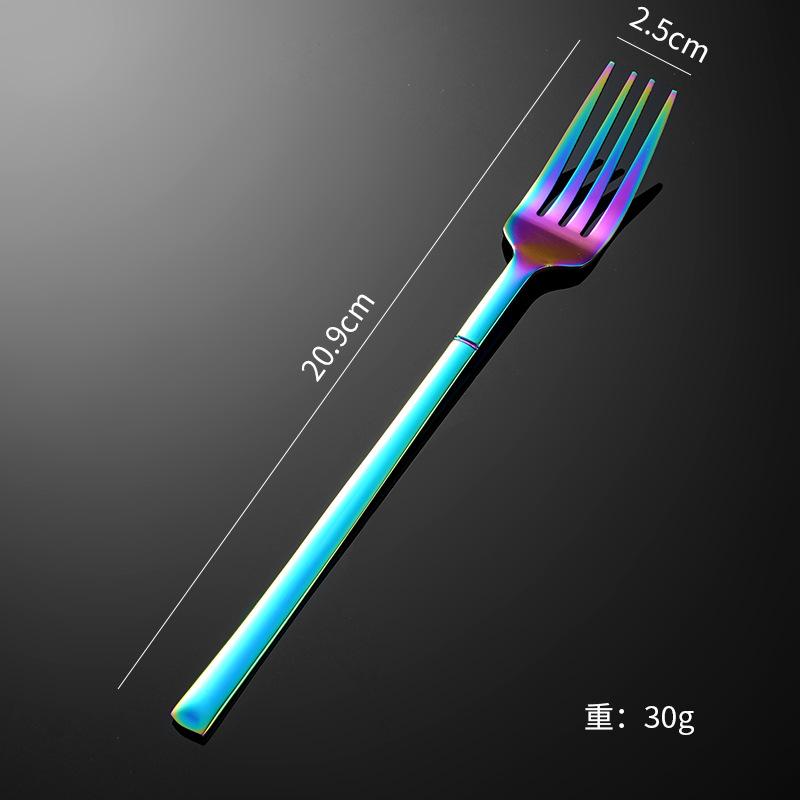 Stainless steel tableware knight western food knife and fork tableware set steak knife and fork premium fork spoon