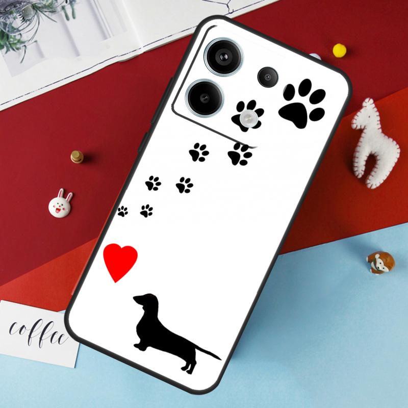 Sausage Dog Dachshund Quotes Case For Xiaomi Redmi 12 13C 12C 10C 9C Redmi Note 13 9 10 11 12 Pro 9S 10S 11S 12S Cover