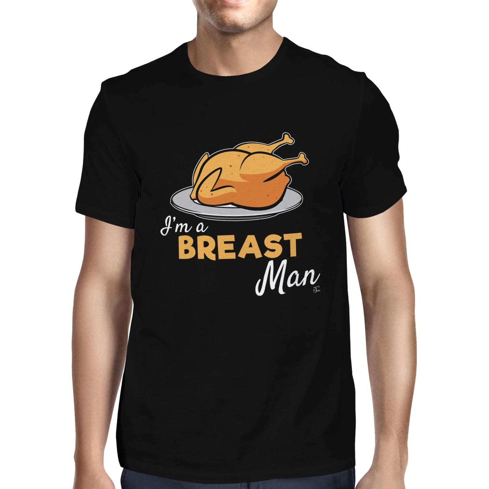 1Tee Mens I m A Breast Man T-Shirt S