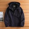 Herren Windbreaker Jacken für Männer Motorradhelm Militärkleidung Wasserdichte Kapuzenjacke Camping Outdoor Wandern Herrenmantel