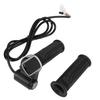 LED Display Electric Bike Throttle Grip Handlebar with Battery Indicator Power Switch Key24V