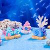 1pcs Resin Sea House Decoration Fish Aquarium Decor Artificial Decoration for Fish Tank Resin Ornaments Fish Tank Background