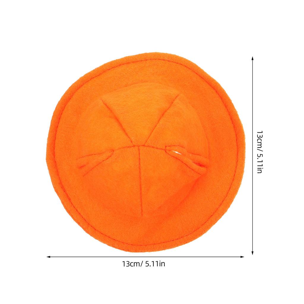 1 Piece Pet Yellow Hat Comfortable Mini Rabbit Head Cover for Daily Wear Cosplay Decoration Animal Supply Small Pet Hat
