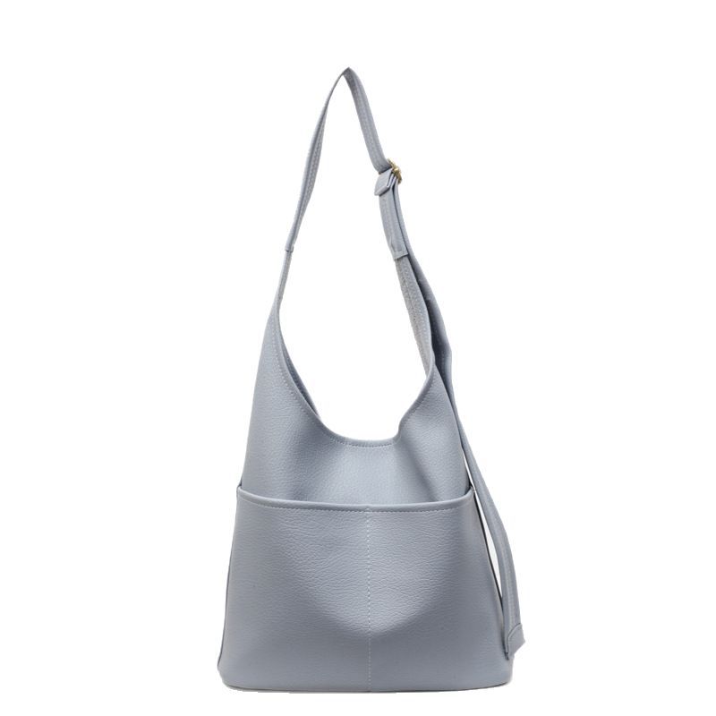 Popular Portable Bucket Bag Women'S Large Capacity Casual Versatile Shoulder Bag Retro Mother And Child Bag