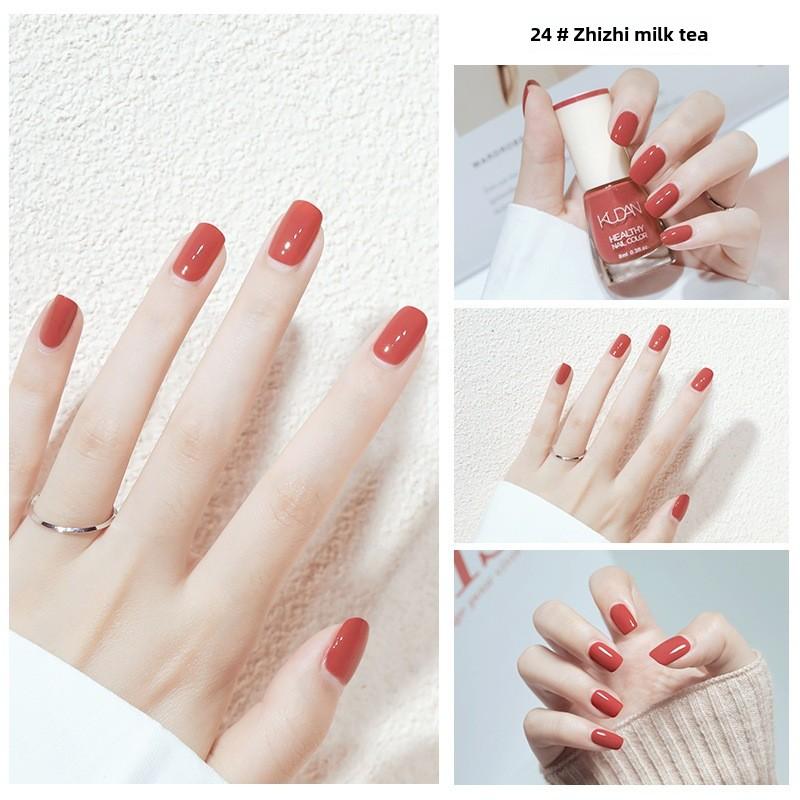 

Лак для ногтей Быстросохнущий белый маслянистый неотслаивающийся лак для ногтей Лак для ногтей без выпечки 8ml