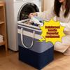 Cesto portabiancheria in tessuto autoportante con manici robusti e grande capacità, perfetto per organizzare i vestiti in camera da letto, bagno, dormitorio