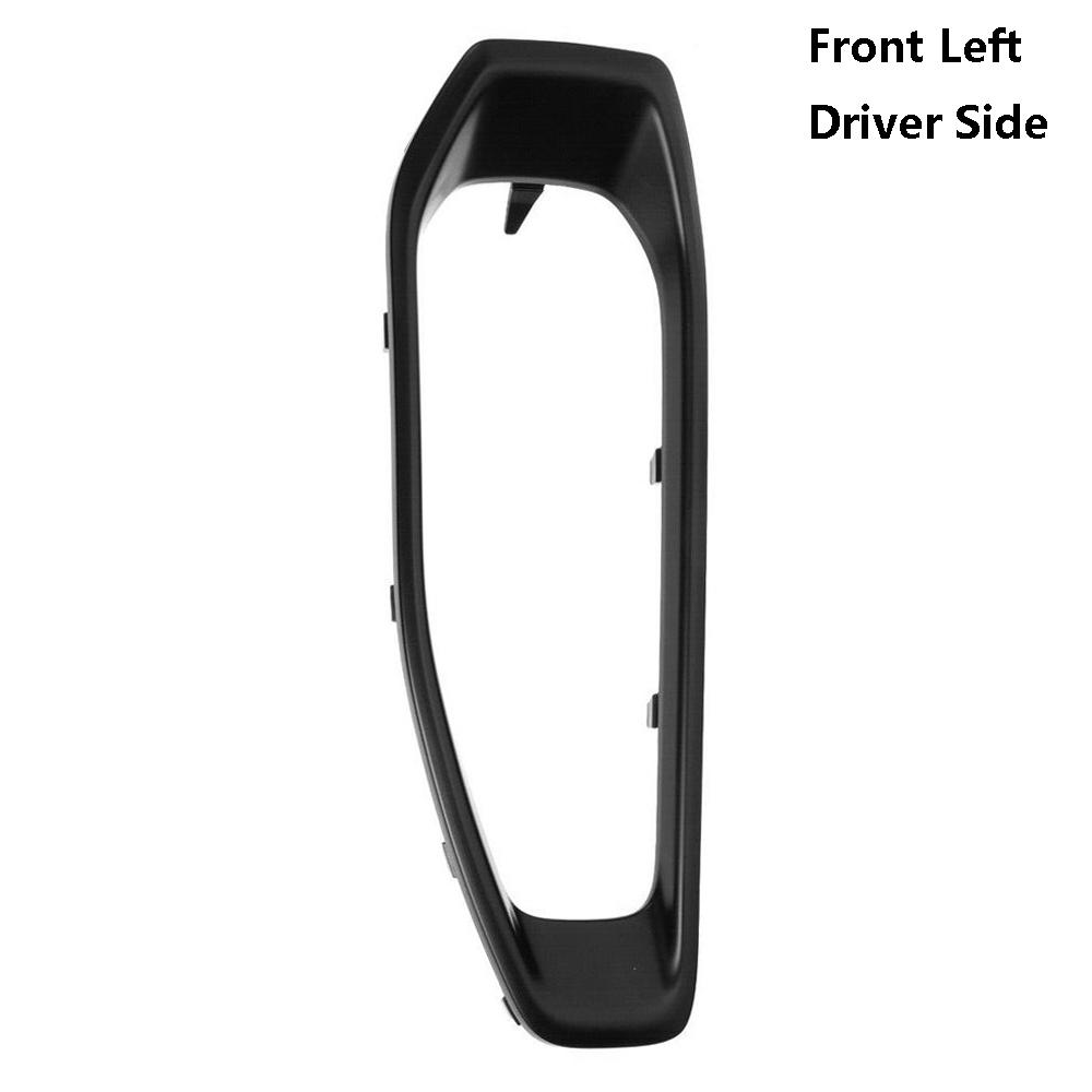1pc Car Front Fog Light Trim Bezel Left/Right For Jeep Wrangler JL GLADIATOR 2018 2019 2020 2021 2022 2023 6BU59TZZAA 6BU58TZZAA