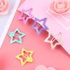 Heytea 12Pcs Lovely Metal Hair Snap Clips Fashion Stars Barrettes Hair Accessories for Girls Woman