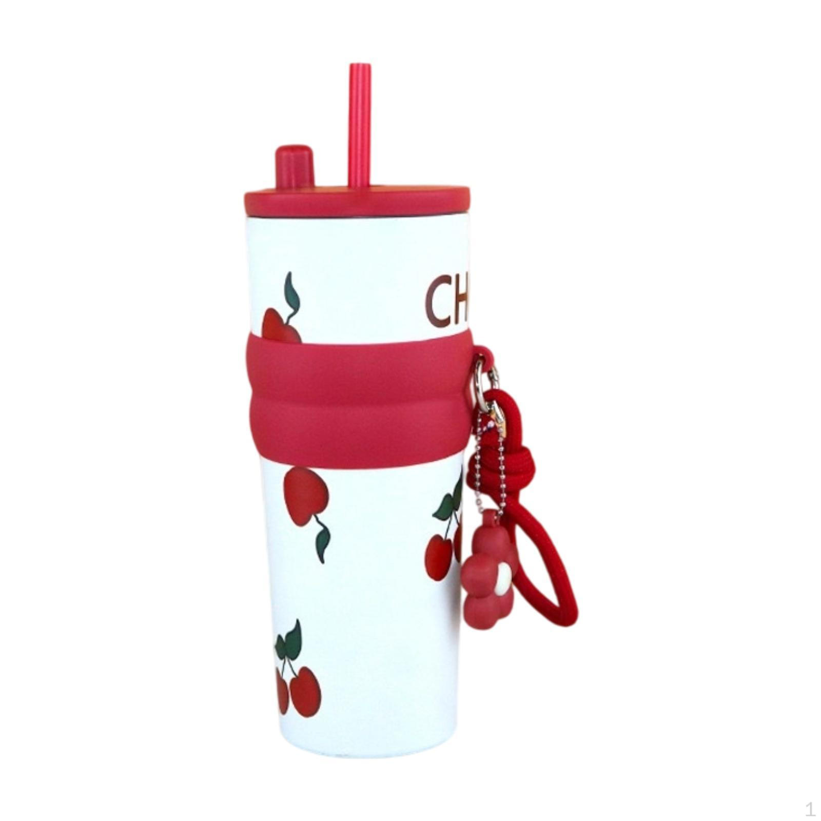 

Кружка-термос из нержавеющей стали, подарок на день рождения, креативная дорожная кружка, бутылка для воды для Red Cherry