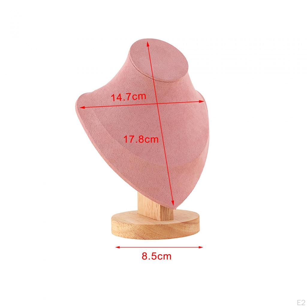 Jewelry Display Mannequin Bust Chain Stand Pendant Holder for Organizing