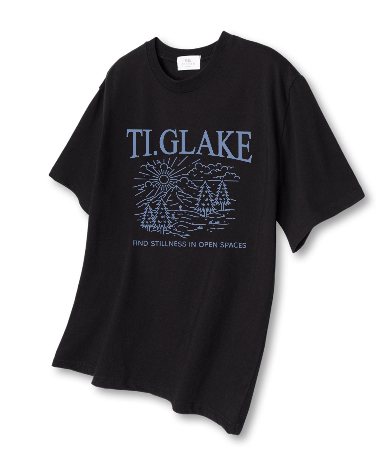 Футболка с коротким рукавом Tee Glake Open Space Черная L