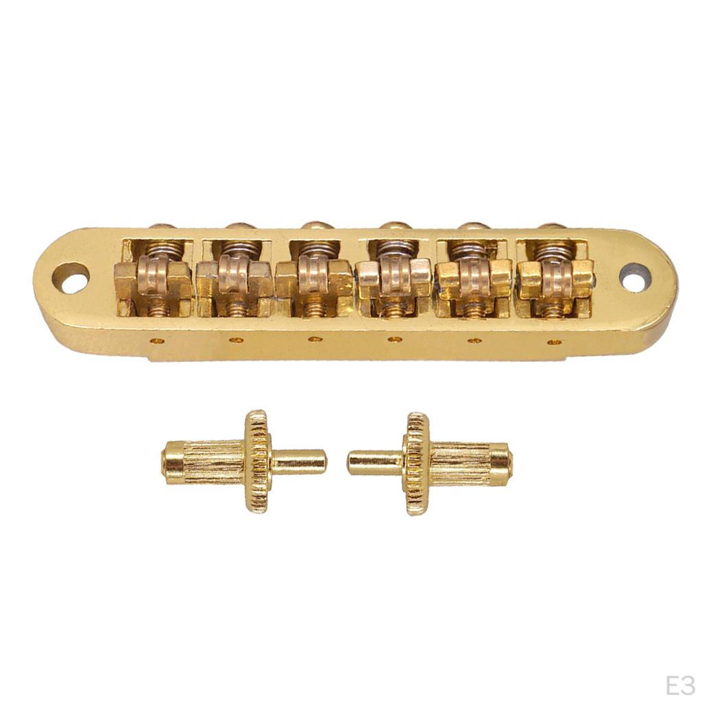 Electric Guitar Roller Saddle Locking Posts Studs, Luthier Supply