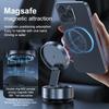 Intelligent 360 ° Rotatable Vacuum Car Phone Holder Foldable Magnetic Vacuum Adsorption Car Bracket Universal Folding Holder