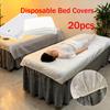 Disposable 20pcs Beauty Salon Bed Sheets Elastic Breathable Non-Woven Bed Covers Spa Salon Bedding Single-Use Sábanas Para Camas