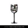 Hand-Painted European Crystal Wine Glass - Four Seasons Design for Home Decor